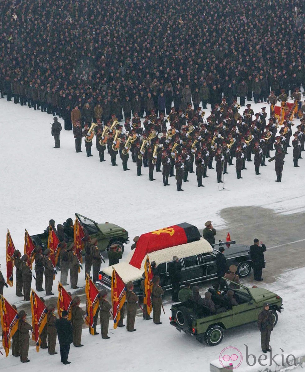 Funeral del dictador Kim Yong-Il en 2011