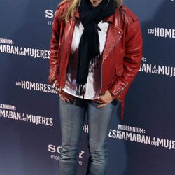 Miriam Díaz Aroca en el estreno de 'Los hombres que no amaban a las mujeres'