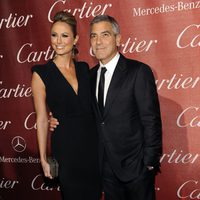 George Clooney y Stacy Keibler en el Festival Internacional de Cine de Palm Springs