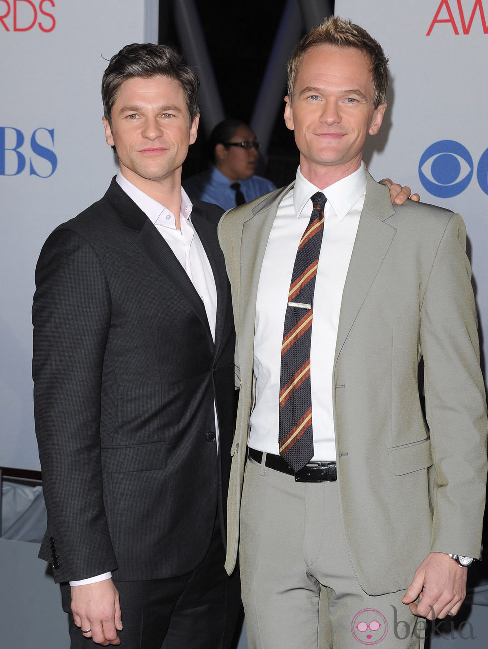 Neil Patrick Harris y David Burtka en los People's Choice Awards 2012