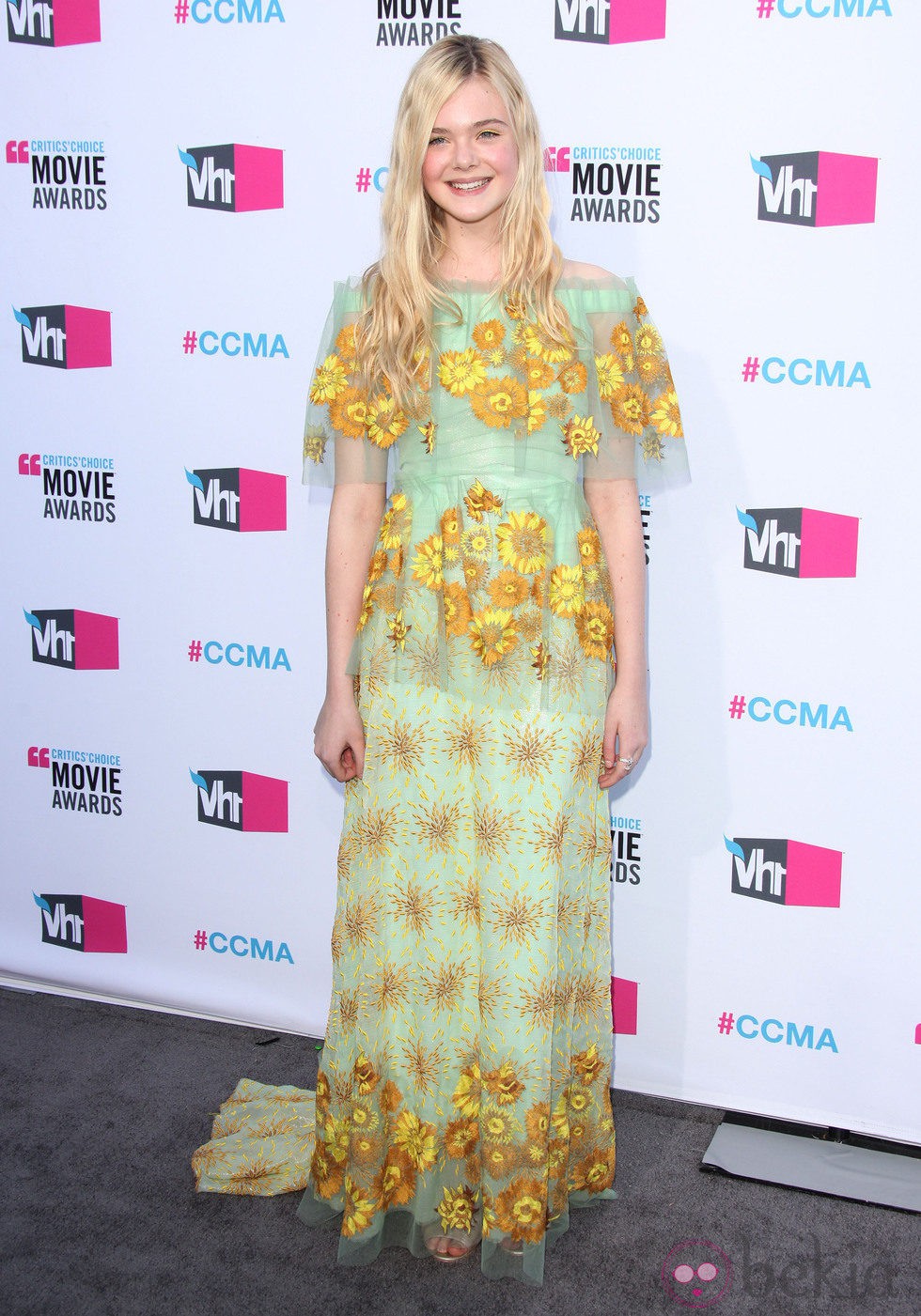 Elle Fanning en los premios Critics Choice 2012