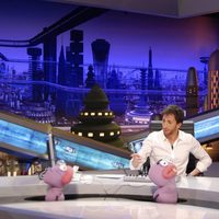 Pablo Motos y Maxi Iglesias se divierten con Trancas y Barrancas en 'El hormiguero'