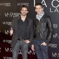 Alberto Amarilla y Marco Martínez en el estreno de 'La chispa de la vida'