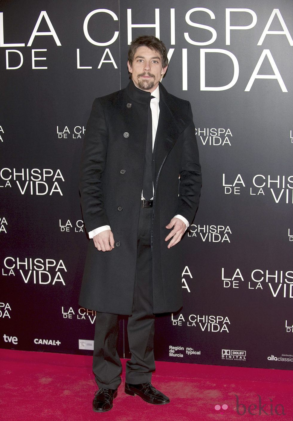 Adrián Lastra en el estreno de 'La chispa de la vida'