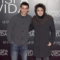 Fran Perea y Canco Rodríguez en el estreno de 'La chispa de la vida'