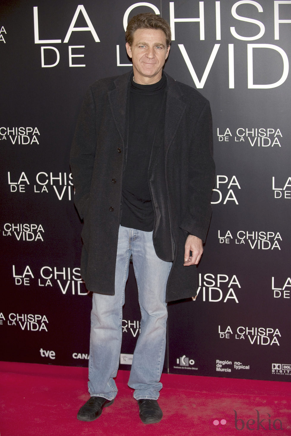 Juanjo Artero en el estreno de 'La chispa de la vida'