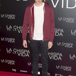 Javier Calvo en el estreno de 'La chispa de la vida'