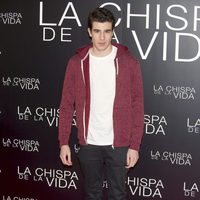 Javier Calvo en el estreno de 'La chispa de la vida'