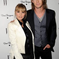 Elsa Pataky y Chris Hemsworth en la fiesta W Magazine