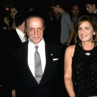 Manuel Fraga y Ana Botella en la Pasarela Cibeles de 1999