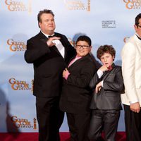 Reparto masculino de la serie 'Modern Family' en los Globos de Oro 2012