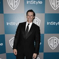 Jon Hamm en la fiesta organizada por Warner Bros tra los Globos de Oro 2012