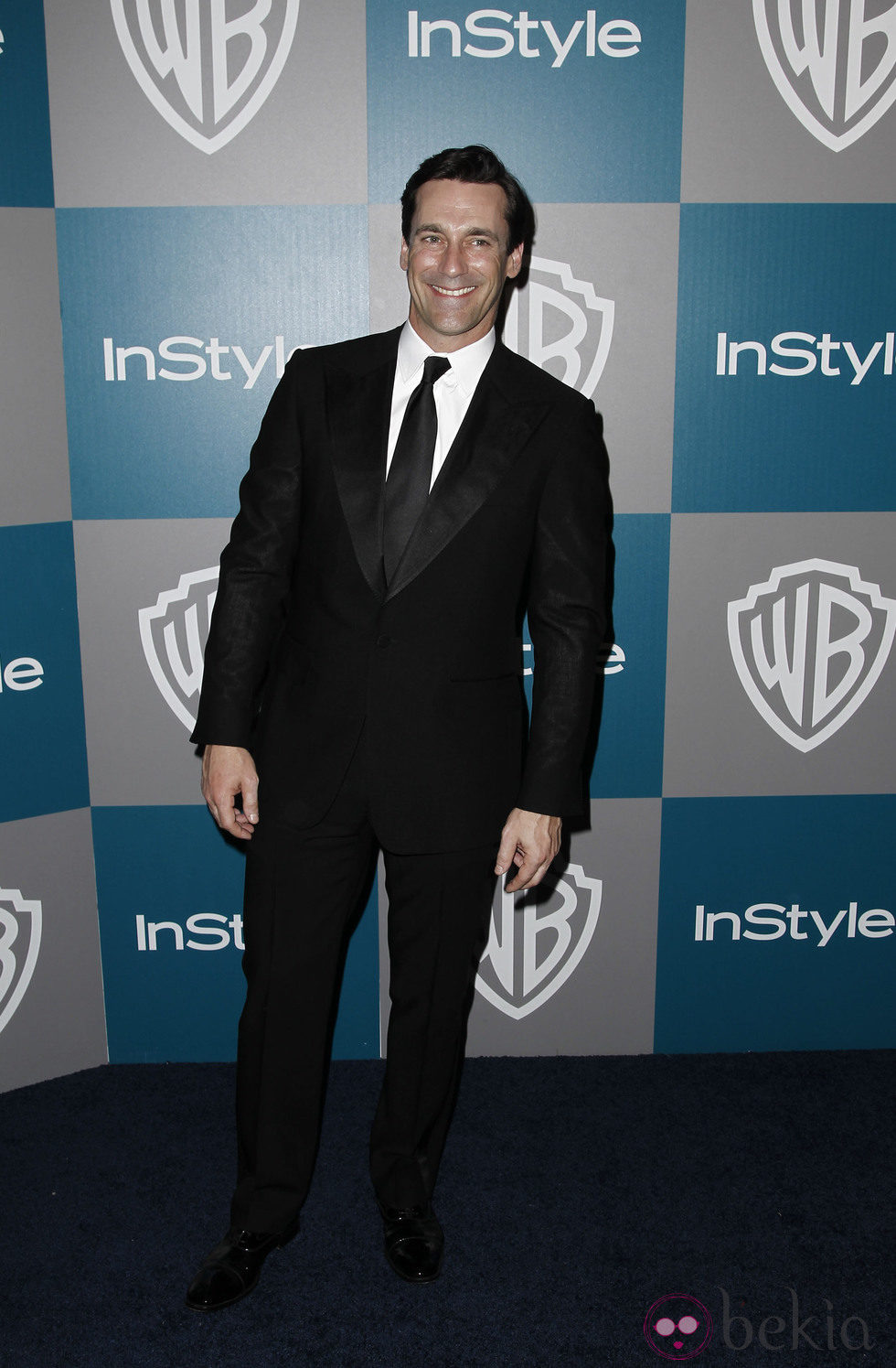 Jon Hamm en la fiesta organizada por Warner Bros tra los Globos de Oro 2012