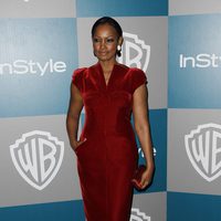 Garcelle Beauvais en la fiesta organizada por Warner Bros tras los Globos de Oro 2012