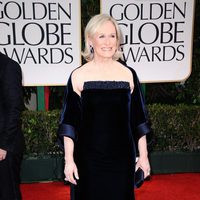 Glenn Close en la alfombra roja de los Globos de Oro 2012