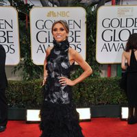 Giuliana Rancic en la alfombra roja de los Globos de Oro 2012