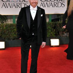 Jesse Tyler Ferguson en la alfombra roja de los Globos de Oro 2012