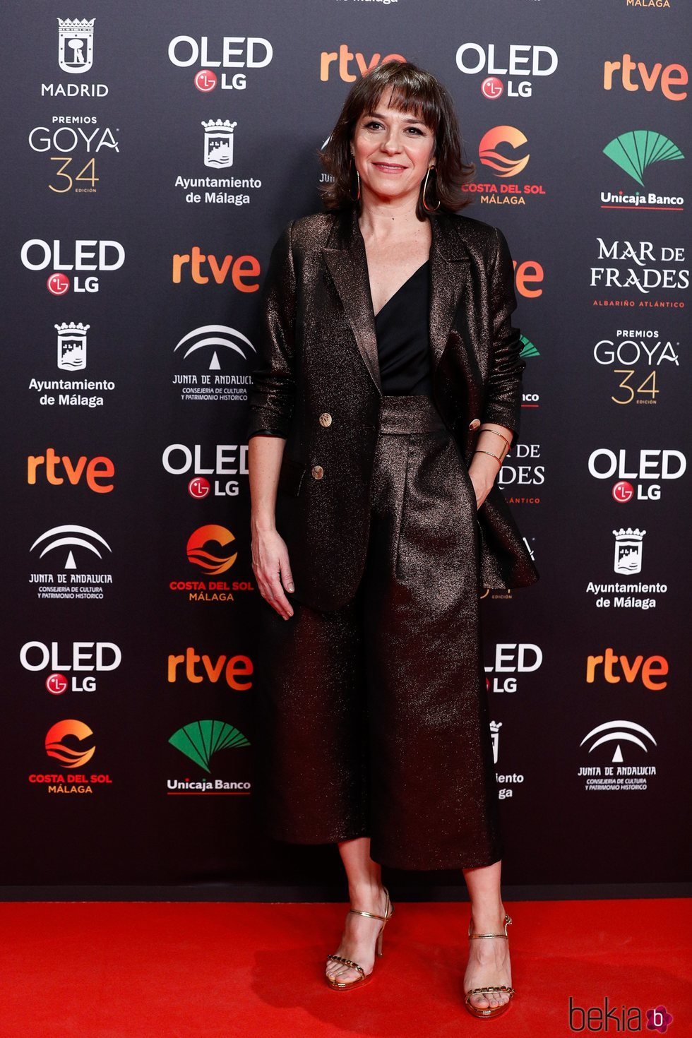 Pilar Gómez en la fiesta de los nominados a los Premios Goya 2020