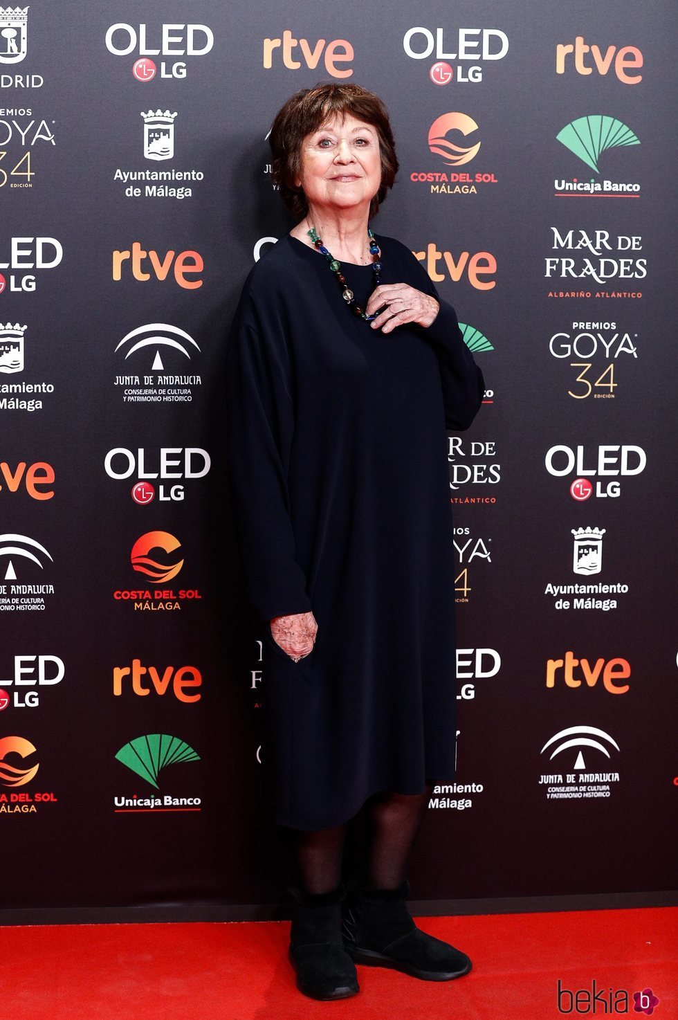 Julieta Serrano en la fiesta de los nominados a los Premios Goya 2020