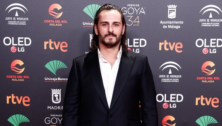 Asier Etxeandía en la fiesta de los nominados a los Premios Goya 2020