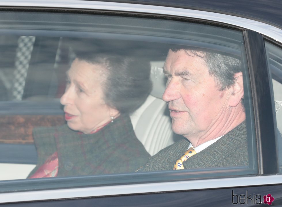 La Princesa Ana y Sir Timothy Laurence en el almuerzo prenavideño 2019 en Buckingham Palace