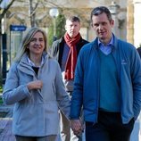 Iñaki Urdangarin y la Infanta Cristina acudiendo a misa en Vitoria el día de Navidad 2019