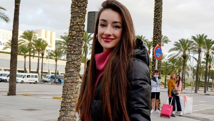 Adara Molinero a su llegada a Palma de Mallorca tras ganar 'GH VIP 7'