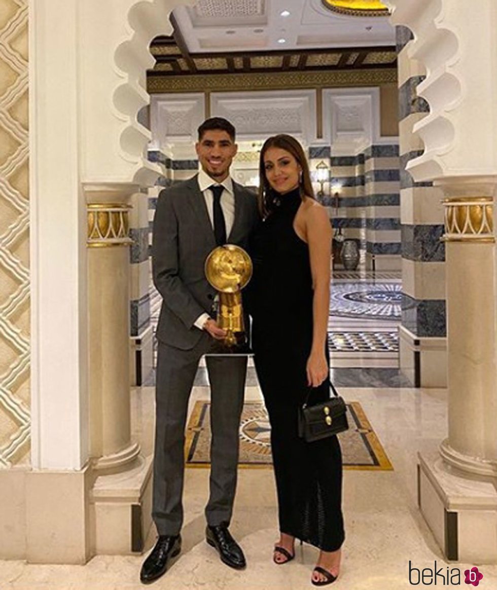 Hiba Abouk, orgullosa de Achraf Hakimi tras ser galardonado