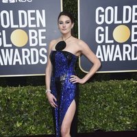 Shailene Woodley en la alfombra roja de los Globos de Oro 2020