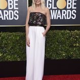 Margot Robbie en la alfombra roja de los Globos de Oro 2020