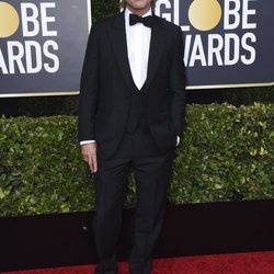 Brad Pitt en la alfombra roja de los Globos de Oro 2020