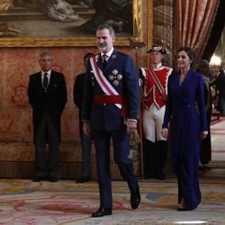 Los Reyes Felipe y Letizia en la Pascua Militar 2020