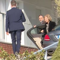 La Reina Sofía visita a la Infanta Pilar en el hospital Ruber de Madrid