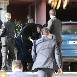 Juan Urdangarin en el funeral de la Infanta Pilar