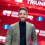 Roberto Leal, muy sonriente en la presentación de 'OT 2020'