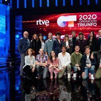 Los profesores de 'OT 2020' en la presentación del programa