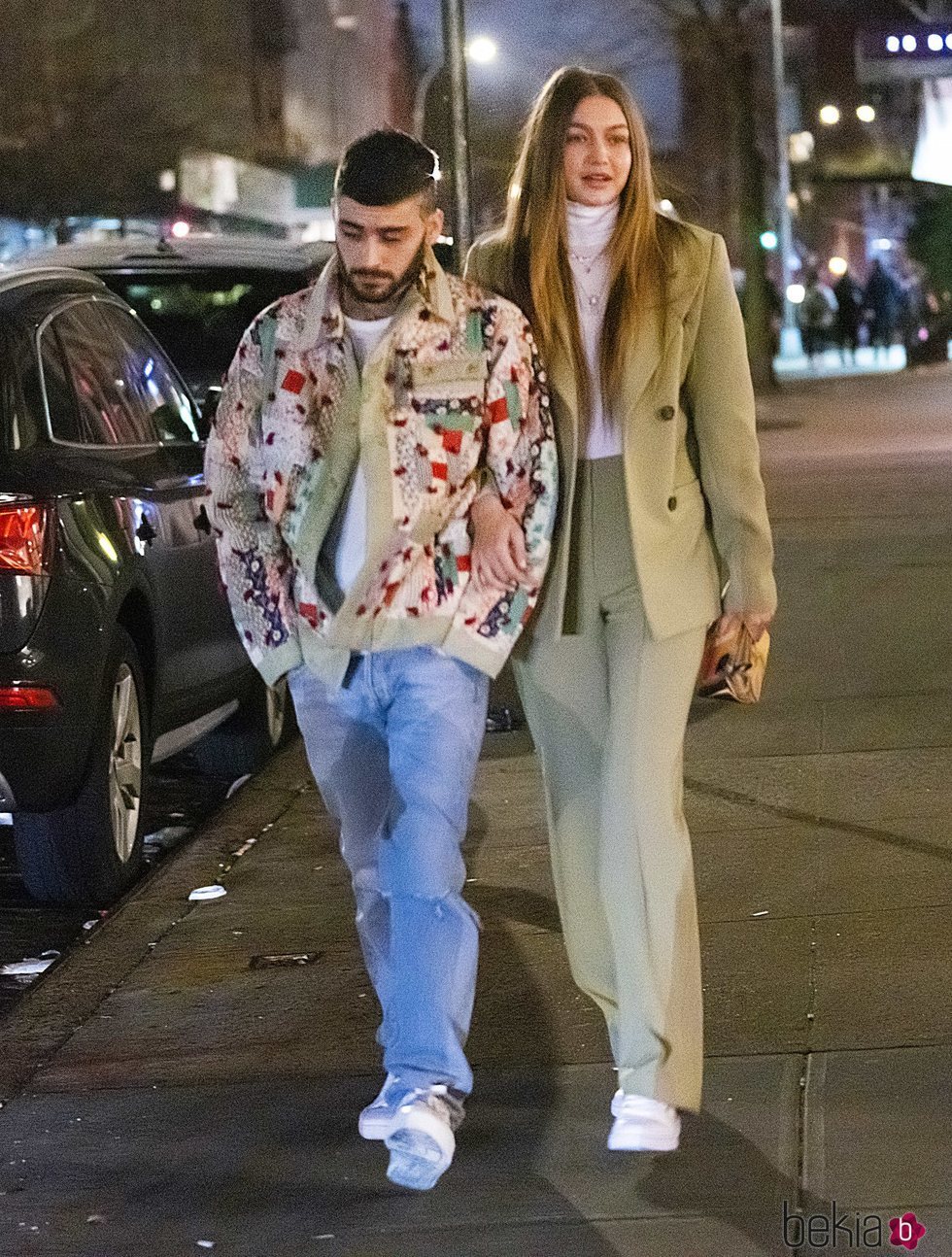 Zayn Malik celebrando su cumpleaños en Nueva York con Gigi Hadid