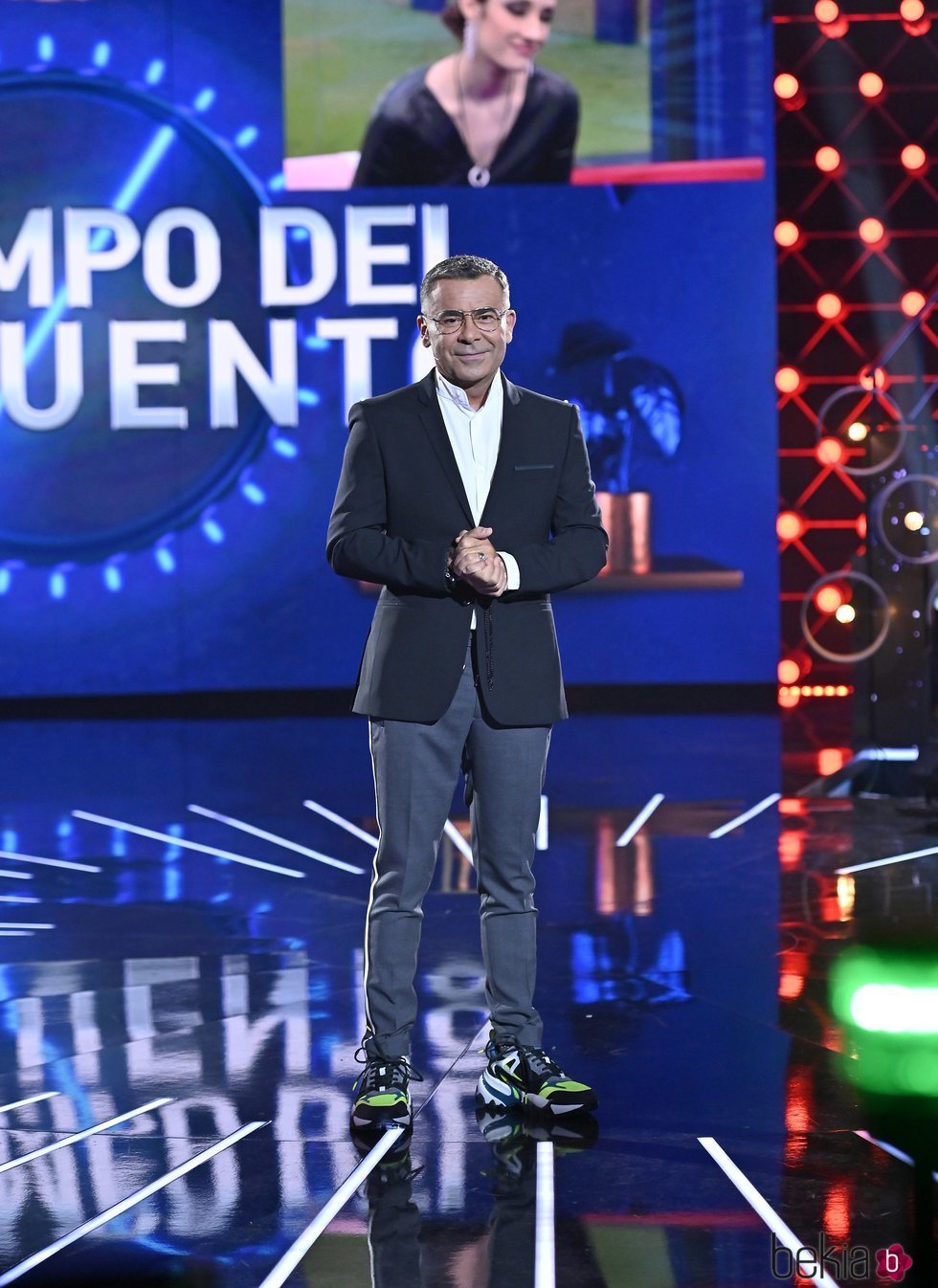 Jorge Javier Vázquez en la gala de estreno de 'El tiempo del descuento'