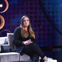 Rocío Flores en la gala de estreno de 'El tiempo del descuento'