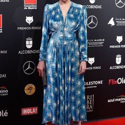 Marta Nieto en la alfombra roja de los Premios Feroz 2020