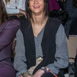 Victoria Federica posa para la prensa en el desfile de We Love Flamenco 2020