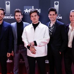 El grupo Dvicio en los Premios Odeón 2020