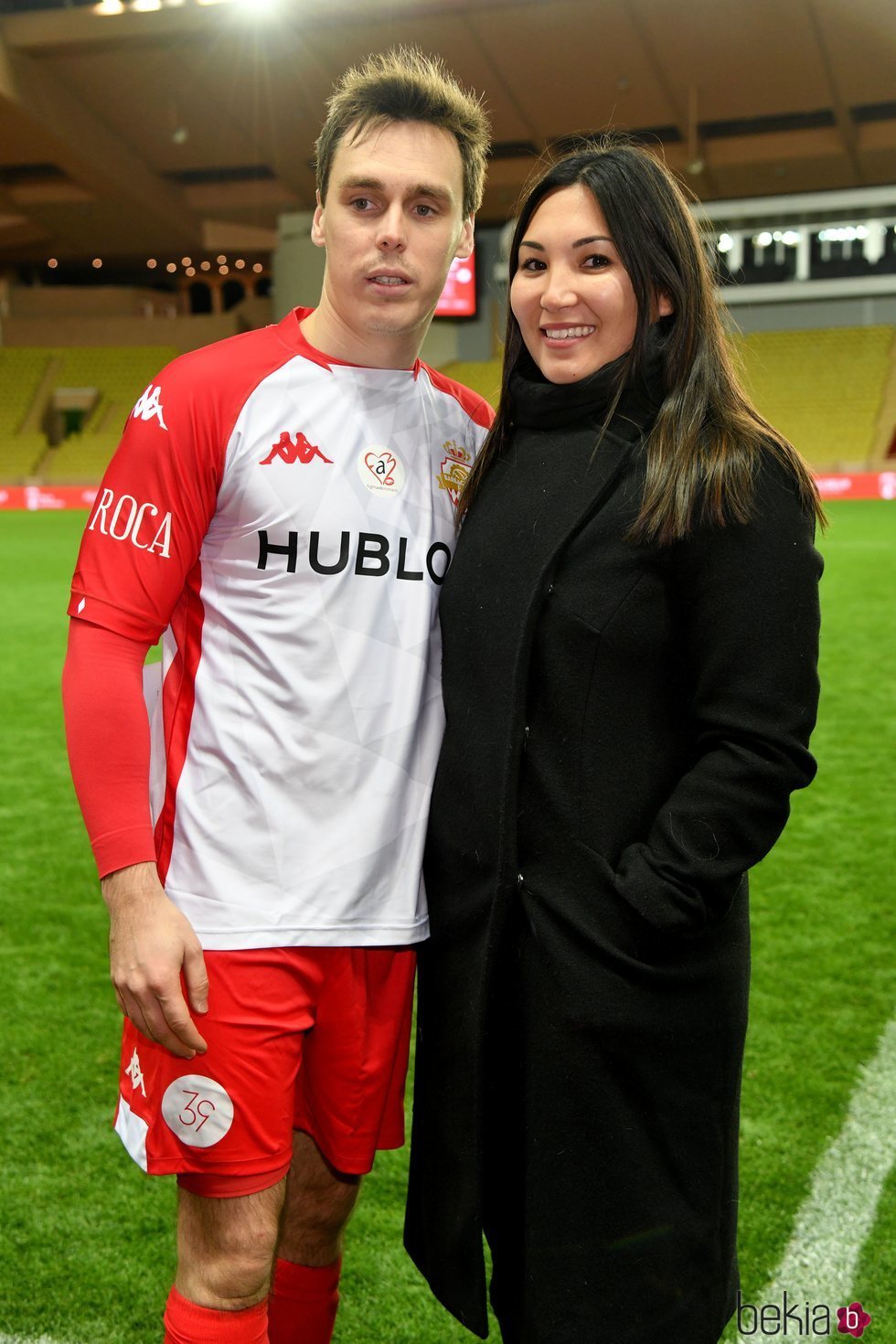 Louis Ducruet y Marie Chevallier en el Partido contra el Sida