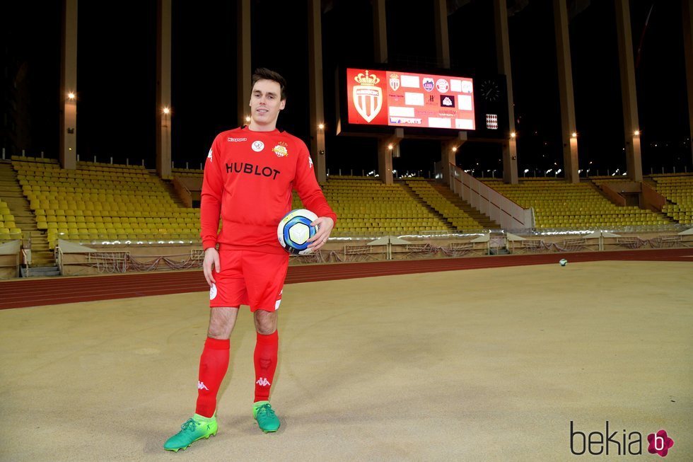 Louis Ducruet en el Partido contra el Sida que organizó en Mónaco