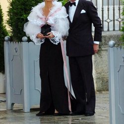 Carolina de Mónaco y Ernesto de Hannover en la cena de gala previa a la boda de los Reyes Felipe y Letizia