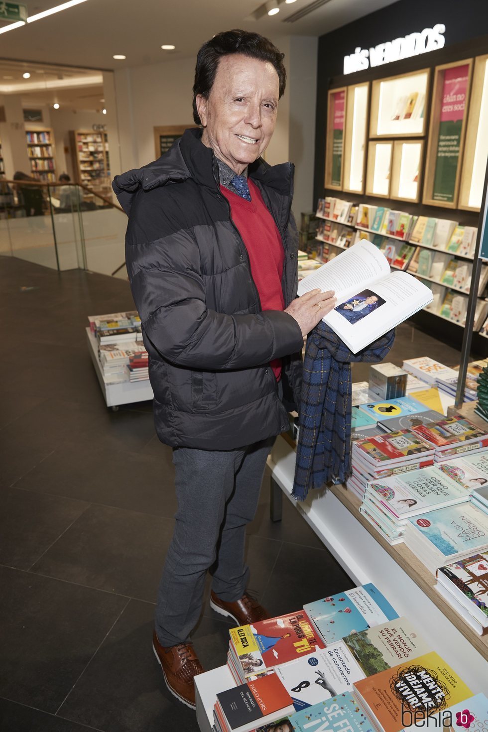 José Ortega Cano en la presentación del libro sobre Rocío Jurado