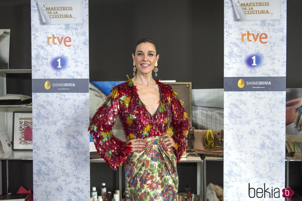 Raquel Sánchez Silva en la presentación de la tercera temporada de 'Maestros de la Costura'