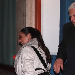 Isabel Pantoja con Paolo Vasile en Madrid