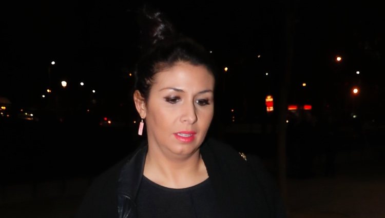 Sara Verdasco llegando al concierto de Ketama tras anunciar su embarazo