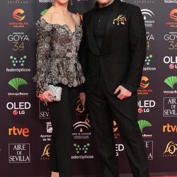 Raquel Sánchez Silva y Palomo Spain en la alfombra roja de los Goya 2020